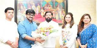 सुपरस्टार राम चरण ने मुख्यमंत्री एकनाथ शिंदे से मुलाकात की