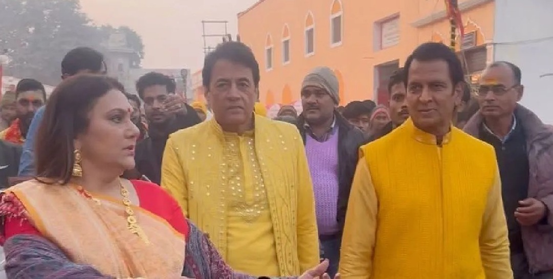 राम-सीता और लक्ष्मण पहुंचे अयोध्या, एल्बम 'हमारे राम आएंगे' की शूटिंग में हिस्सा लेंगे