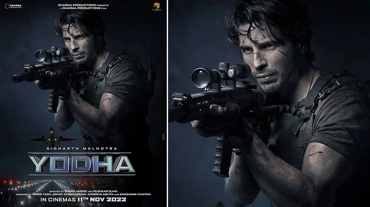 सिद्धार्थ मल्होत्रा की 'योद्धा' का पोस्टर रिलीज