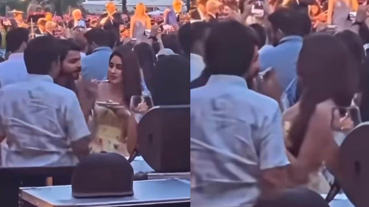 अनंत-राधिका की क्रूज पार्टी में पहुंचीं जाह्नवी कपूर