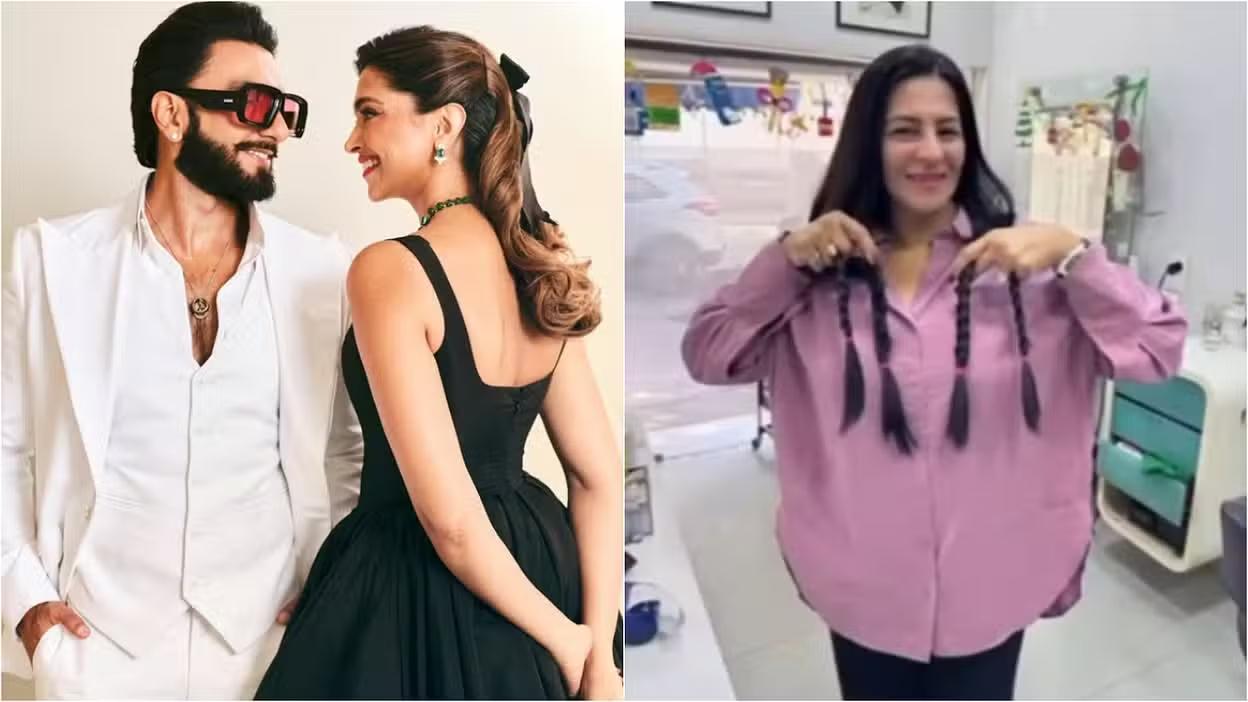 रणवीर सिंह की मां ने पोती के लिए दान किए बाल