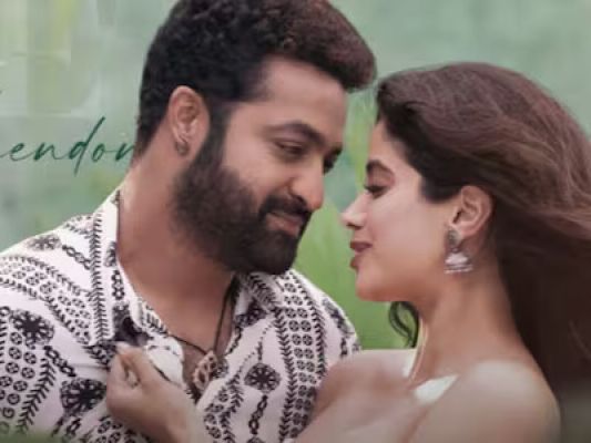 जाह्नवी कपूर और जूनियर एनटीआर का रोमांटिक गाना रिलीज