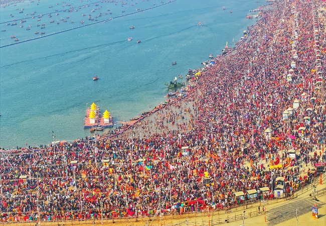 महाकुम्भ का दूसरा अमृत स्नान