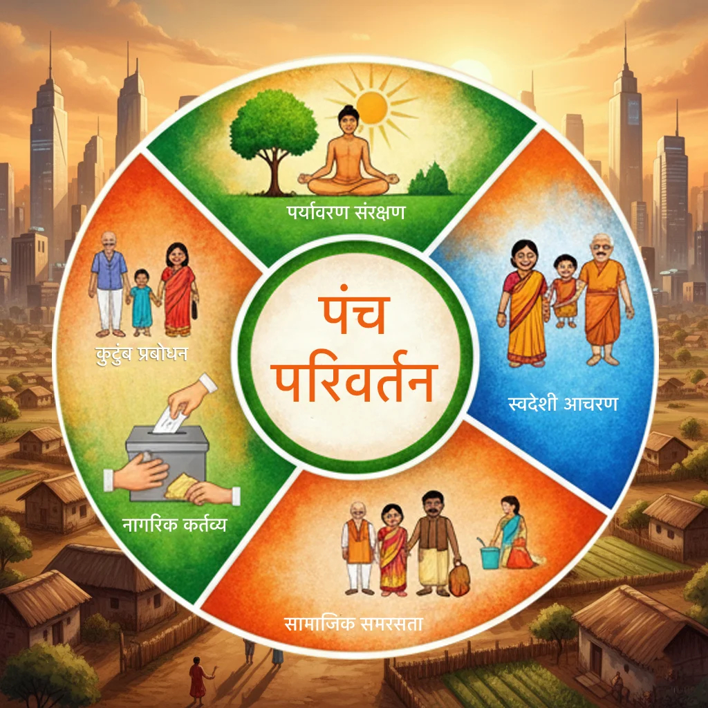 राष्ट्र निर्माण और पंच परिवर्तन