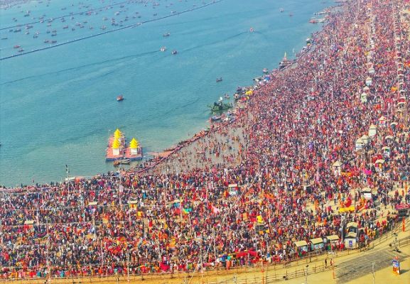 महाकुम्भ का दूसरा अमृत स्नान