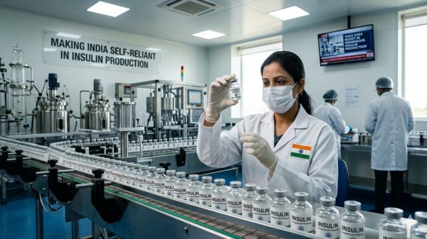 वैश्विक आपूर्ति संबंधी चिंताओं के बीच भारत स्वदेशी इंसुलिन उत्पादन बढ़ाने पर ध्यान केंद्रित कर रहा है।