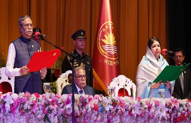 मोहम्मद शहाबुद्दीन बने बांग्लादेश के 22वें राष्ट्रपति, स्पीकर ने दिलाई शपथ