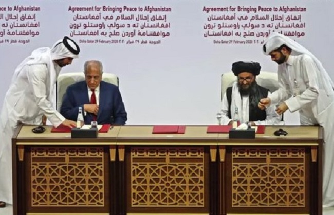 तालिबान से बातचीत में अमेरिका ने जताई मानवाधिकार हनन पर चिंता, पाबंदियां हटाने को कहा