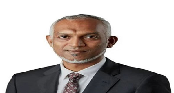 मालदीव में विपक्षी पीपीएम पीएनसी गठबंधन के डाक्&zwj;टर मोहम्मद मुइज़्ज़ु ने जीत लिया राष्&zwj;ट्रपति चुनाव