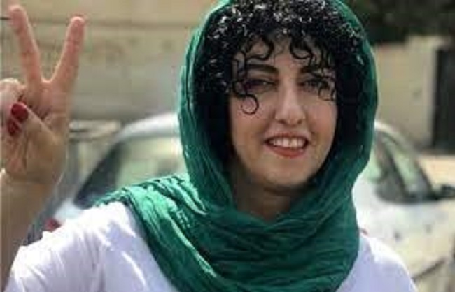 ईरान में महिला अधिकारों की आवाज उठाने के लिए जेल में बंद नरगिस मोहम्मदी को शांति का नोबेल