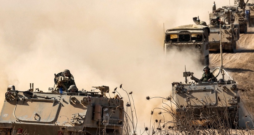(हमास-इजरायल आक्रमण-प्रारंभिक लीड) इजरायल की थल सेना के टैंकों की दहाड़ से गाजा पट्टी में सन्नाटा