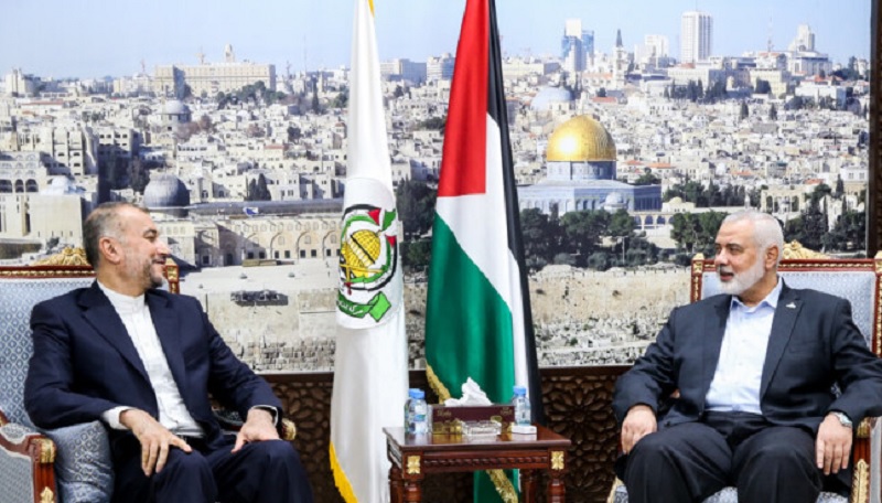 इजरायल के साथ युद्ध के बीच कतर में हमास नेता हानियेह से मिले ईरानी विदेश मंत्री होसैन