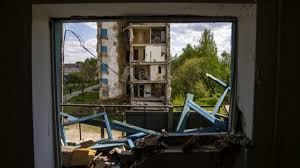 रूसी ड्रोन के भीषण आक्रमण से यूक्रेन के मीकोलेव के होटल और बिजलीघर को नुकसान