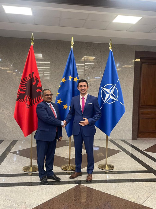 भारत और अल्बानिया ने तिराना में द्विपक्षीय परामर्श किया