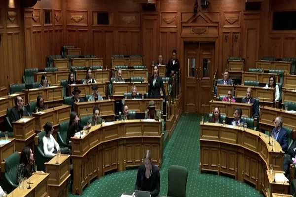 न्यूजीलैंड: माओरी सांसदों ने विवादास्पद संधि विधेयक पर संसद में विरोध प्रदर्शन किया