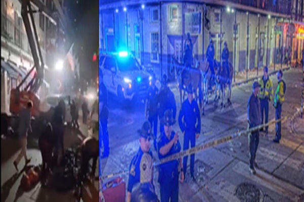 अमेरिका में नए साल के दिन वाहन पर आतंकवादी हमला, 15 की मौत, 35 घायल