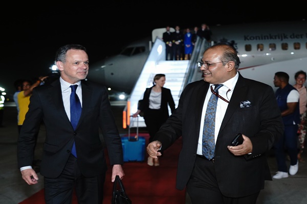 नीदरलैंड के विदेश मंत्री कैस्पर वेल्डकैंप दो दिवसीय यात्रा पर भारत पहुंचे