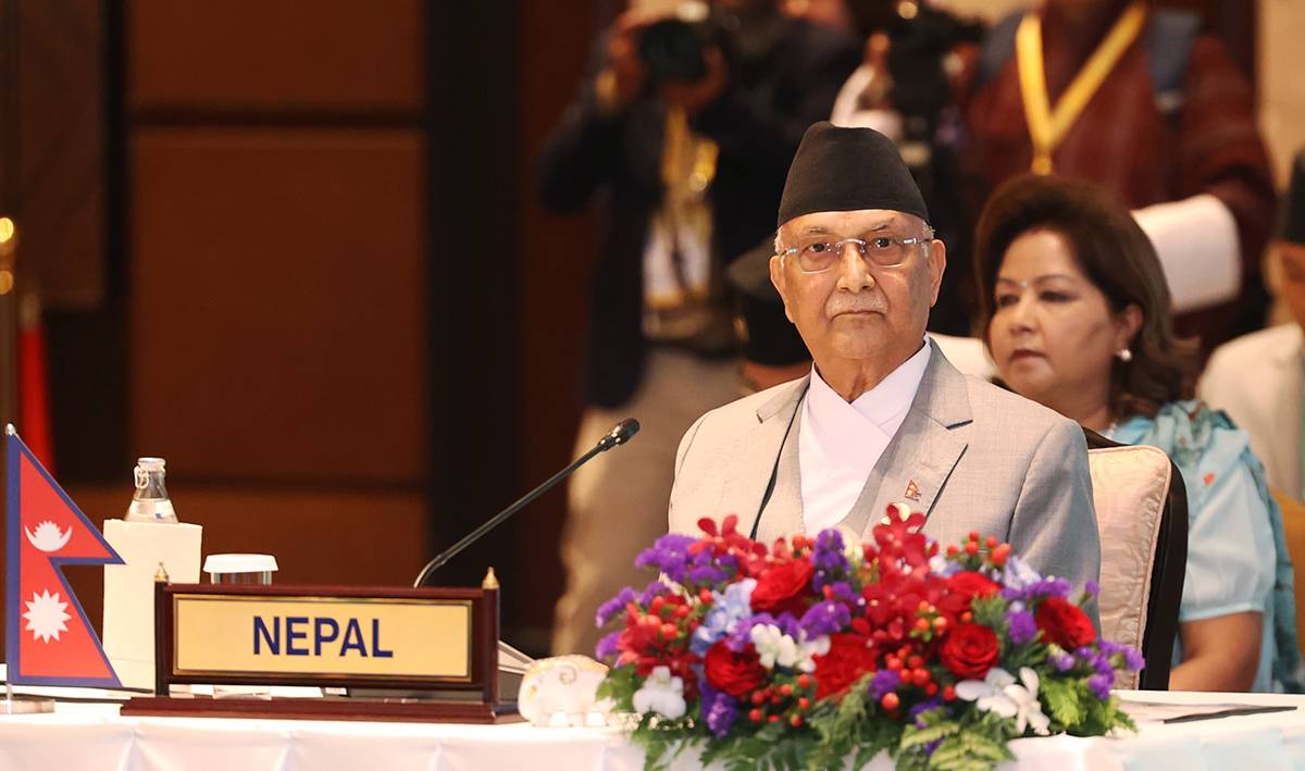  बिम्सटेक शिखर सम्मेलन में प्रधानमंत्री ओली ने क्षेत्रीय सहयोग को मजबूत करने पर दिया जोर