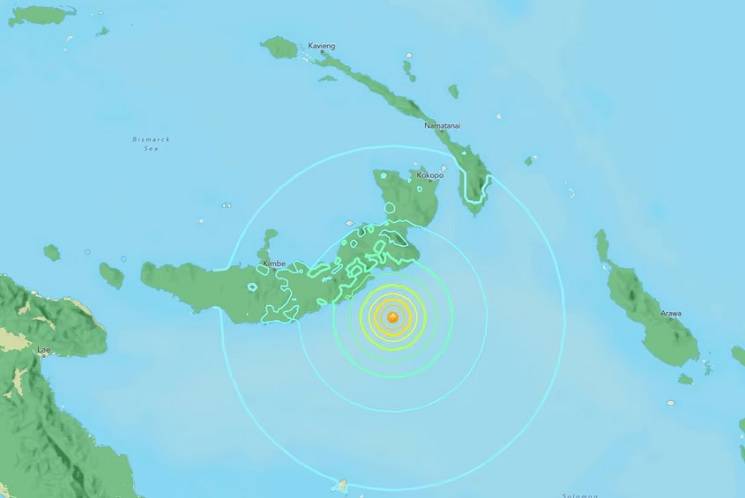  पापुआ न्यू गिनी में 6.9 तीव्रता का भूकंप, सुनामी की चेतावनी वापस ली गई