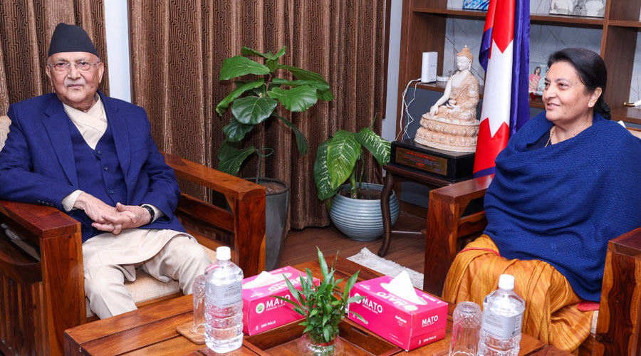 पूर्व राष्ट्रपति विद्या भंडारी की राजनीतिक सक्रियता से प्रधानमंत्री ओली नाराज