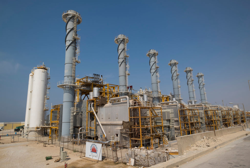 ईरान के मुख्य गैस क्षेत्र और तेल अवसंरचना का अवलोकन