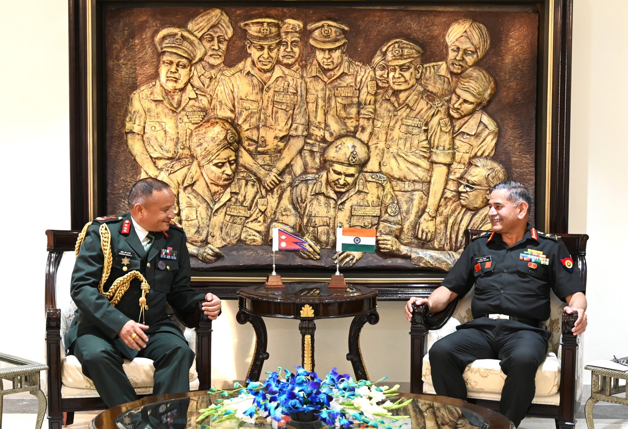 भारतीय सेना प्रमुख से नेपाली सेना के उप प्रमुख ने की द्विपक्षीय वार्ता, स्थायी संबंधों पर जोर