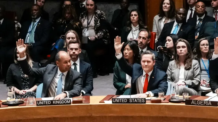 संयुक्त राष्ट्र सुरक्षा परिषद ने गाज़ा के लिए अमेरिकी योजना को मंजूरी दी, अंतरराष्ट्रीय स्थिरीकरण बल को अधिकृत किया