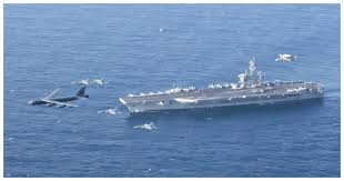 विमानवाहक पोत की ओर बढ़ रहा था ईरानी ड्रोन, अमेरिका ने हवा में ही किया नष्ट