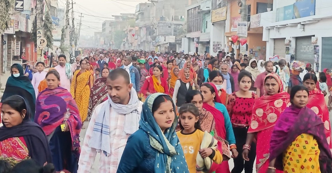 मिथिला मध्य परिक्रमा का आठ दिन पूरा, नौवें दिन धनुषा प्रस्थान