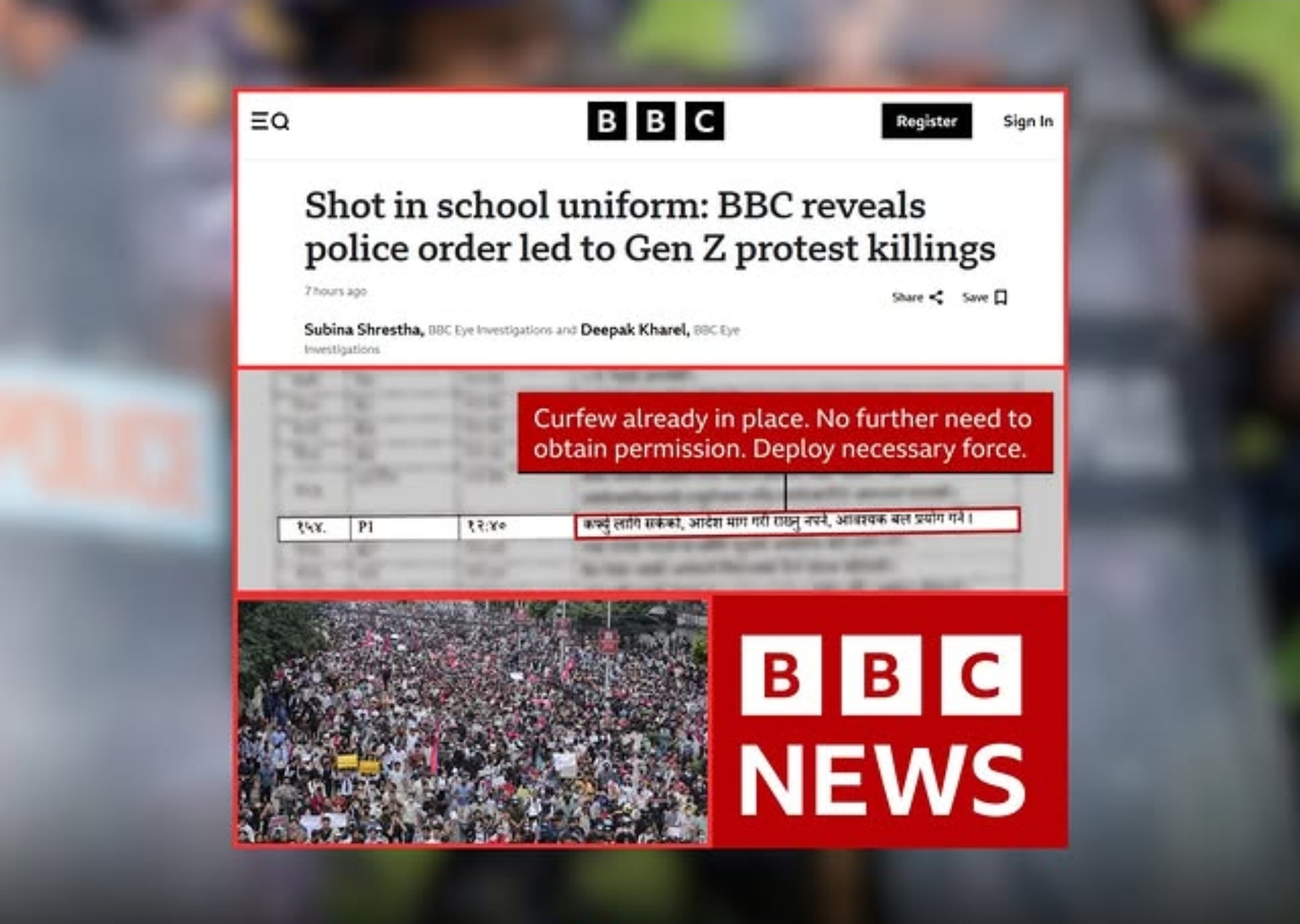 बीबीसी की डॉक्यूमेंट्री को लेकर नेपाल पुलिस नाराज़, दी कानूनी कार्रवाई की चेतावनी