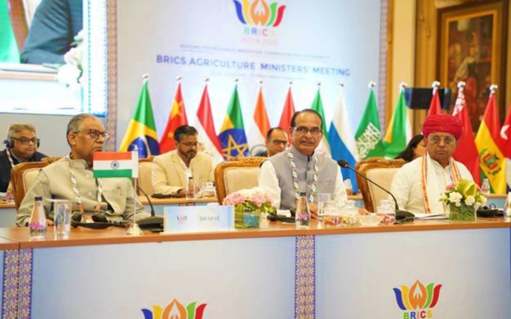 भारत की अध्यक्षता में &lsquo;ब्रिक्स इंदौर डिक्लेरेशन&rsquo; जारी, वैश्विक कृषि सहयोग का नया रोडमैप तैयार