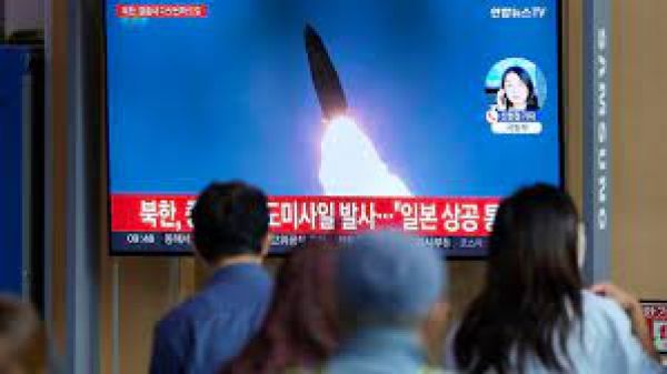 North Korea sends missile soaring over Japan in escalation