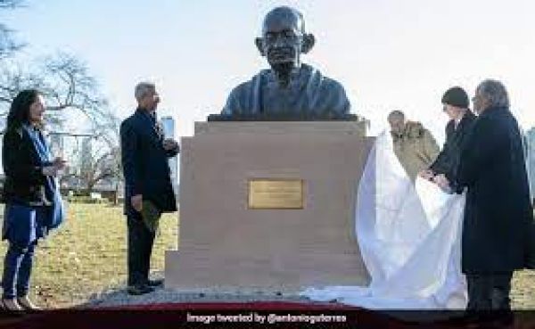 संयुक्त राष्ट्र में महात्मा गांधी की प्रतिमा से हर भारतवासी को गर्व, भारत के स्थायी मिशन ने साझा की तस्वीर