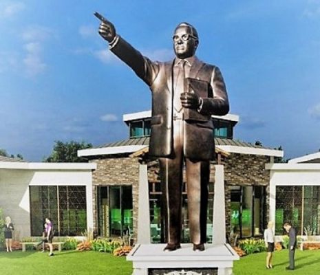 अमेरिका के मैरीलैंड में आम्बेडकर की 19 फीट ऊंची प्रतिमा का अनावरण