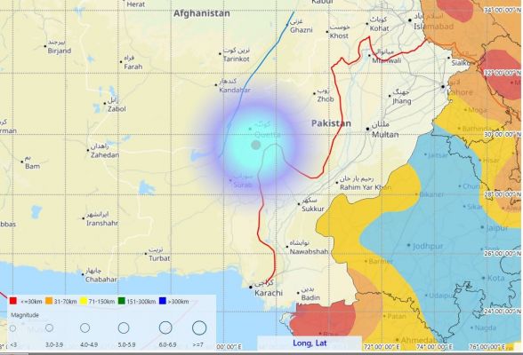 पाकिस्तान में हिली धरती, 4.2 तीव्रता का भूकंप आया