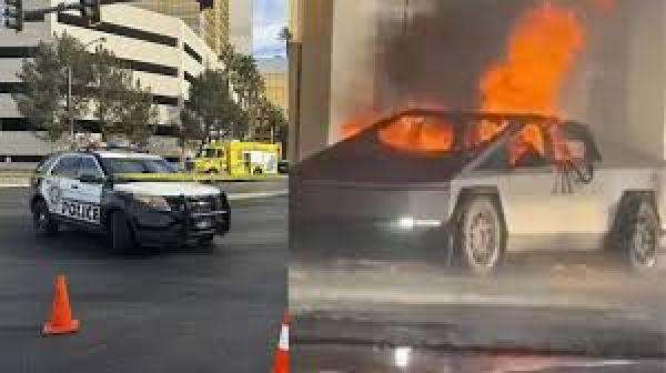 अमेरिका में ट्रम्प होटल के बाहर टेस्ला साइबरट्रक में विस्फोट, 1 की मौत