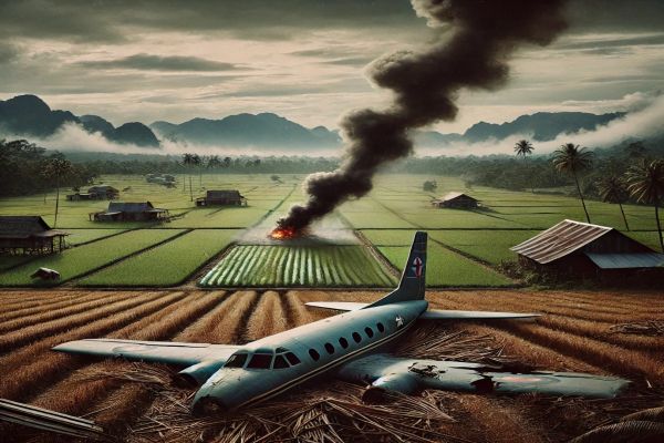 फिलीपींस में एक अमेरिकी सैन्य विमान के दुर्घटनाग्रस्त होने से 4 लोगों की मौत हो गई