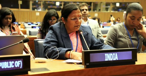 महिला एवं बाल विकास राज्यमंत्री सावित्री ठाकुर ने न्यूयार्क में दुनिया के सामने रखा भारत का दृष्टिकोण