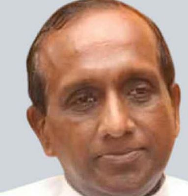  श्रीलंका के दक्षिणी प्रांत के गवर्नर बंदुला हरिश्चंद्र का निधन