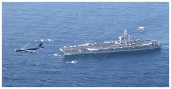 विमानवाहक पोत की ओर बढ़ रहा था ईरानी ड्रोन, अमेरिका ने हवा में ही किया नष्ट
