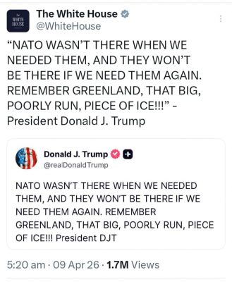 ट्रंप ने ग्रीनलैंड को लेकर नया मोर्चा खोलने के संकेत दिए, नाटो को धमकी