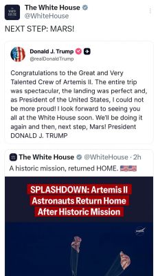 नासा का मिशन आर्टेमिस-2 पूरा, दस दिनों बाद चांद के पास जाकर लौटे चारों अंतरिक्ष यात्री