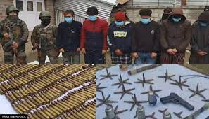 जैश के आतंकी मॉड्यूल का भंडाफोड़, छह आतंकी गिरफ्तार, गोला-बारूद बरामद