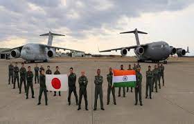 भारत ने जापानी वायु सेना से किए शिन्यू मैत्री और धर्म गार्जियन हवाई अभ्यास