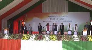 कॉनराड संगमा ने संभाली मेघालय की कमान, शपथ ग्रहण समारोह में शामिल हुए प्रधानमंत्री