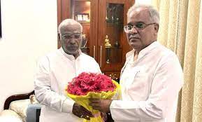 छत्तीसगढ़ के सीएम बघेल ने कांग्रेस अध्यक्ष खड़गे से की मुलाकात