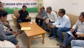 कांग्रेस प्रदेशाध्यक्ष डोटासरा से बातचीत में नहीं निकला समाधान, सात अप्रैल को महारैली