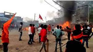 नालंदा में रामनवमी पर हिंसा के बाद स्थिति तनावपूर्ण