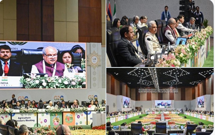 जी-20 देशों के कृषि मंत्रियों की बैठक आज हैदराबाद में संपन्न होगी
