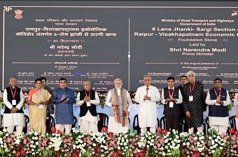 पीएम मोदी ने किया राष्ट्रीय राजमार्ग परियोजनाओं का लोकार्पण व शिलान्यास